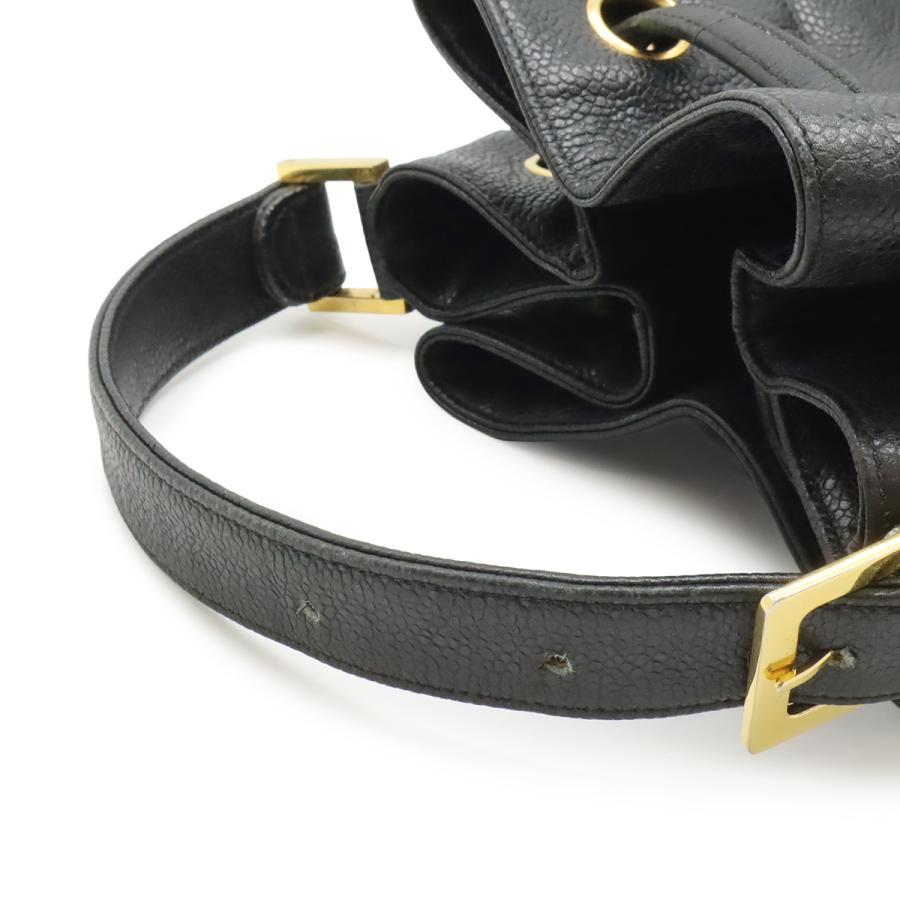 CHANEL シャネル ココマーク リュックサック ショルダーバッグ ワンショルダー 2WAY トートバッグ 巾着 ブラック 黒 ゴールド金具 | CHANEL | 06