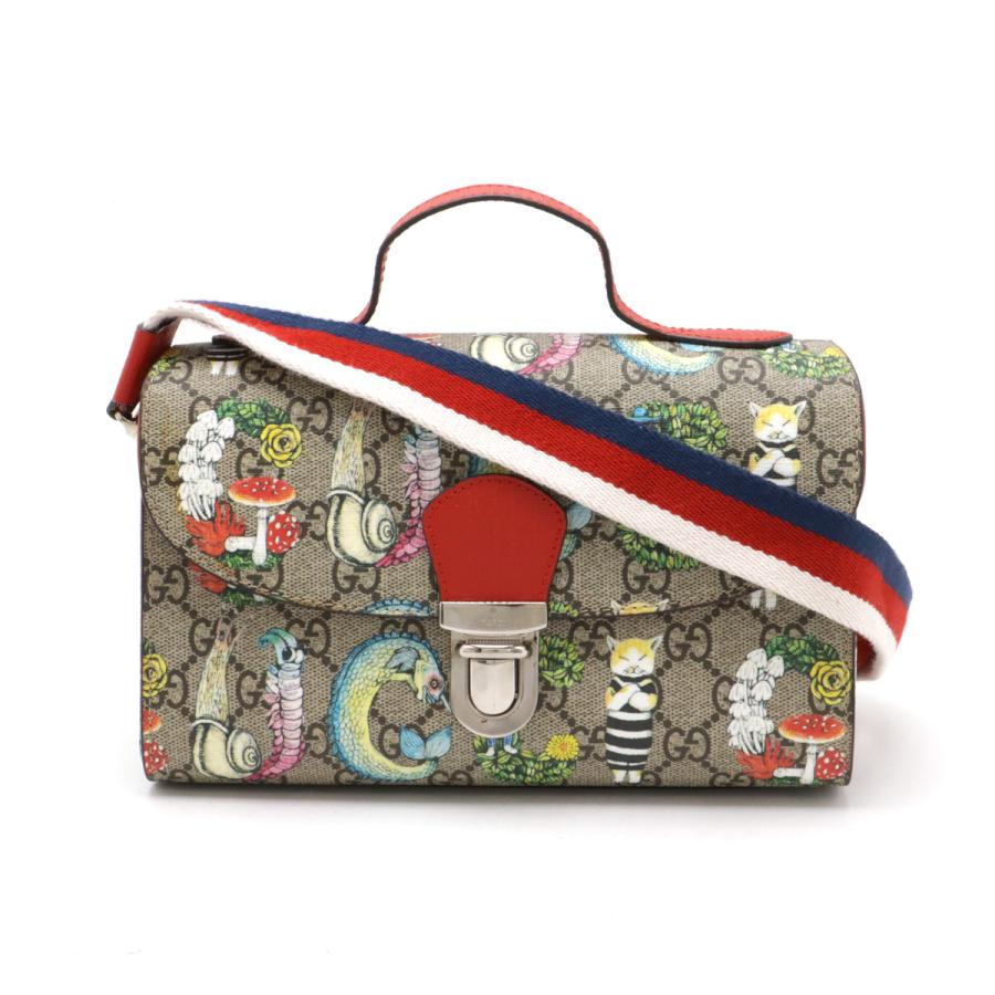 GUCCI グッチ チルドレンズ GGスプリーム ハンドバッグ 2WAY GUCCI グッチ チルドレンズ GGスプリーム ハンドバッグ 2WAY