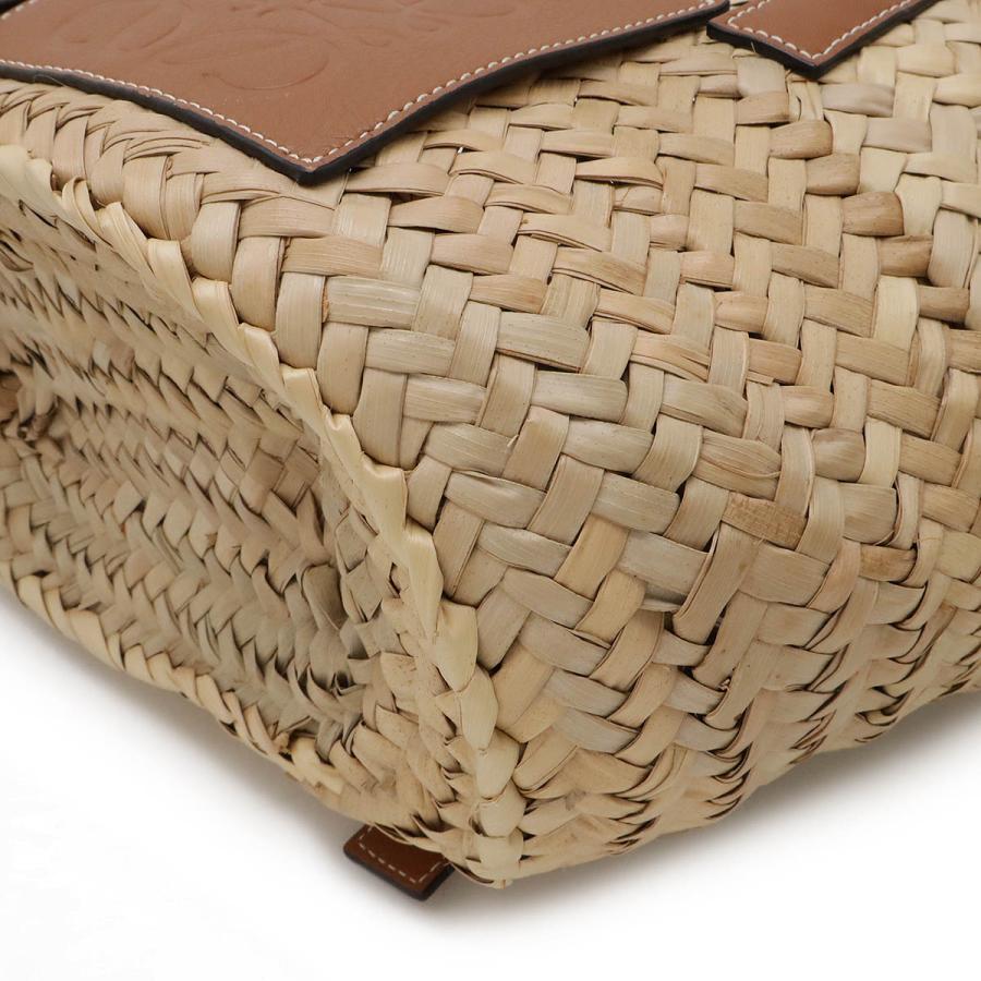 LOEWE ロエベ ブラウン カゴバックM LOEWE ロエベ ブラウン カゴバックM 宅送] LOEWE ロエベ