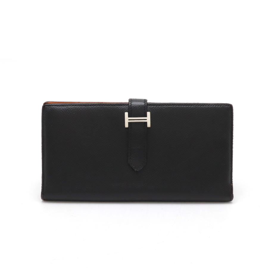 HERMES エルメス ベアンスフレ 2つ折長財布 二つ折り長財布 レザー 