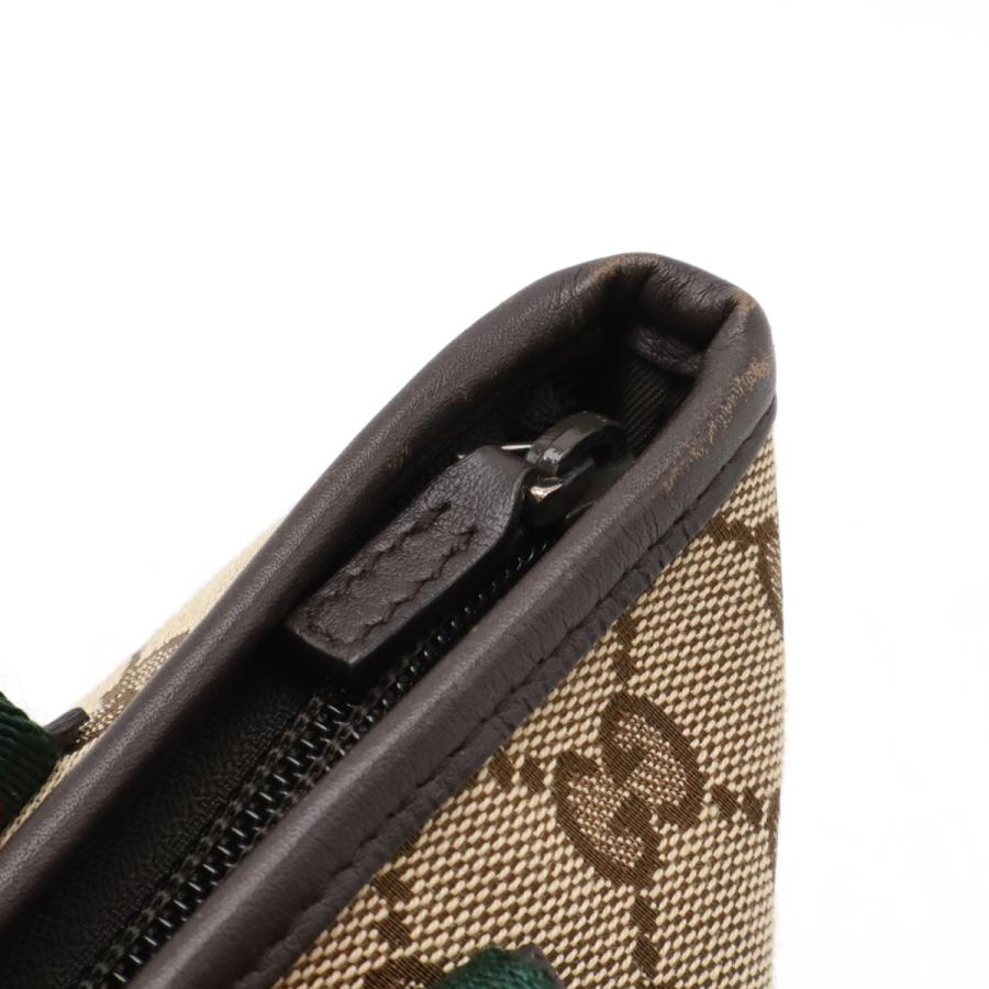 GUCCI グッチ チルドレンズ GGキャンバス シェリーライン ミニトート ハンドバッグ レザー カーキベージュ ダークブラウン 茶 284728 | GUCCI | 03