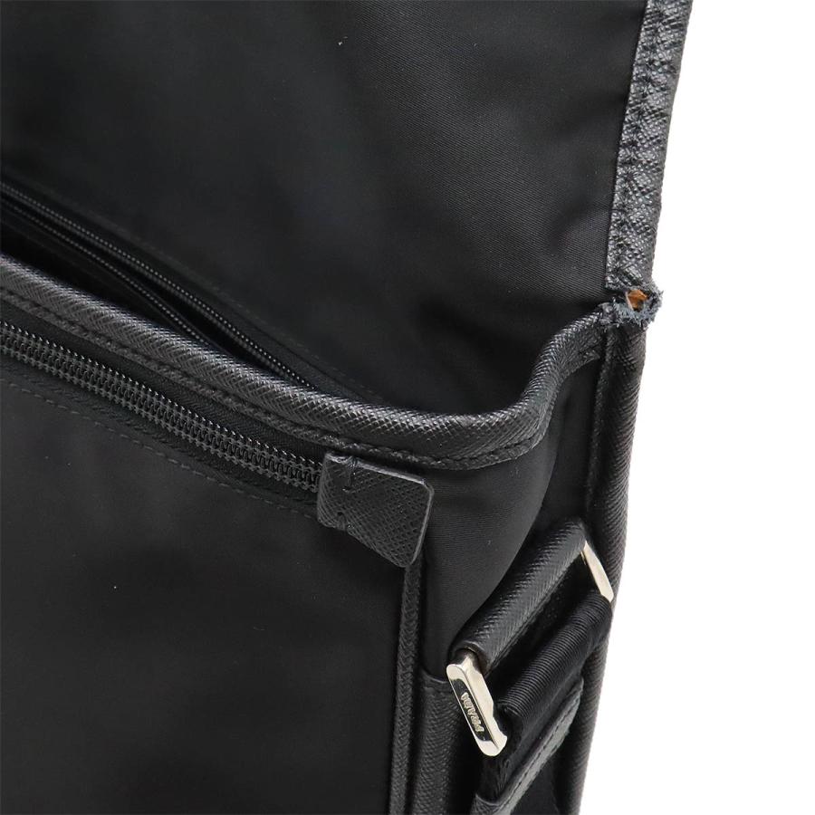 PRADA プラダ ロゴジャガード ショルダーバッグ メッセンジャーバッグ 斜め掛け ナイロン NERO 黒 ブラック 国内アウトレット購入品 2VD951 PRADA（プラダ） ロゴジャガード ショルダーバッグ メッセンジャー
