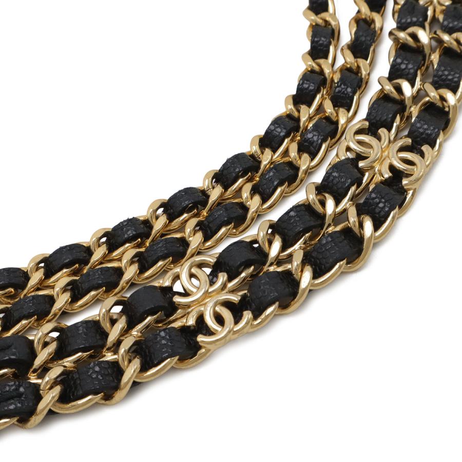 CHANEL シャネル マトラッセ ココマーク ベルトバッグ チェーンバッグ ミニバッグ ポーチ キャビアスキン レザー ブラック 黒 | CHANEL | 04