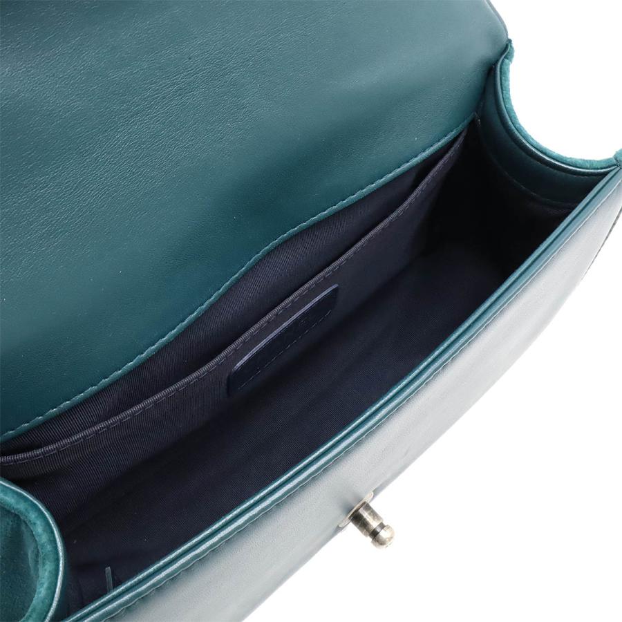 CHANEL シャネル ボーイシャネル マトラッセ ココマーク チェーンショルダーバッグ ベロア ツイード ブラウンマルチカラー グリーン | CHANEL | 04