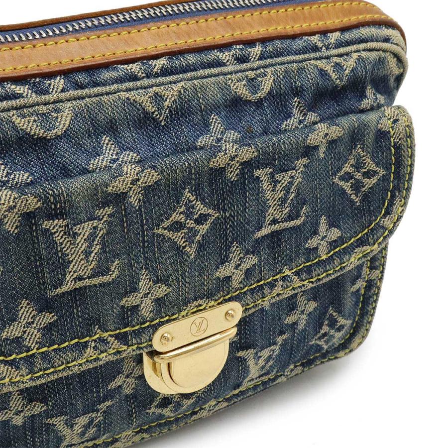 LOUIS VUITTON ルイ ヴィトン モノグラムデニム バムバッグ 