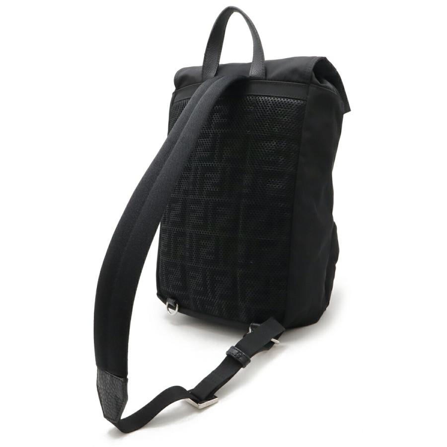 FENDI フェンディ フェンディネス ボディバッグ ショルダーバッグ 斜め掛け ナイロン レザー ブラック 黒 シルバー金具 7VZ067 | FENDI | 01