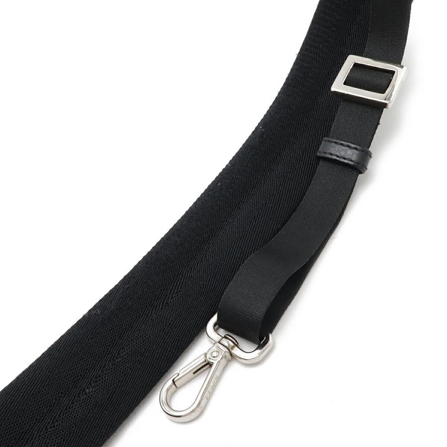 FENDI フェンディ フェンディネス ボディバッグ ショルダーバッグ 斜め掛け ナイロン レザー ブラック 黒 シルバー金具 7VZ067 | FENDI | 05