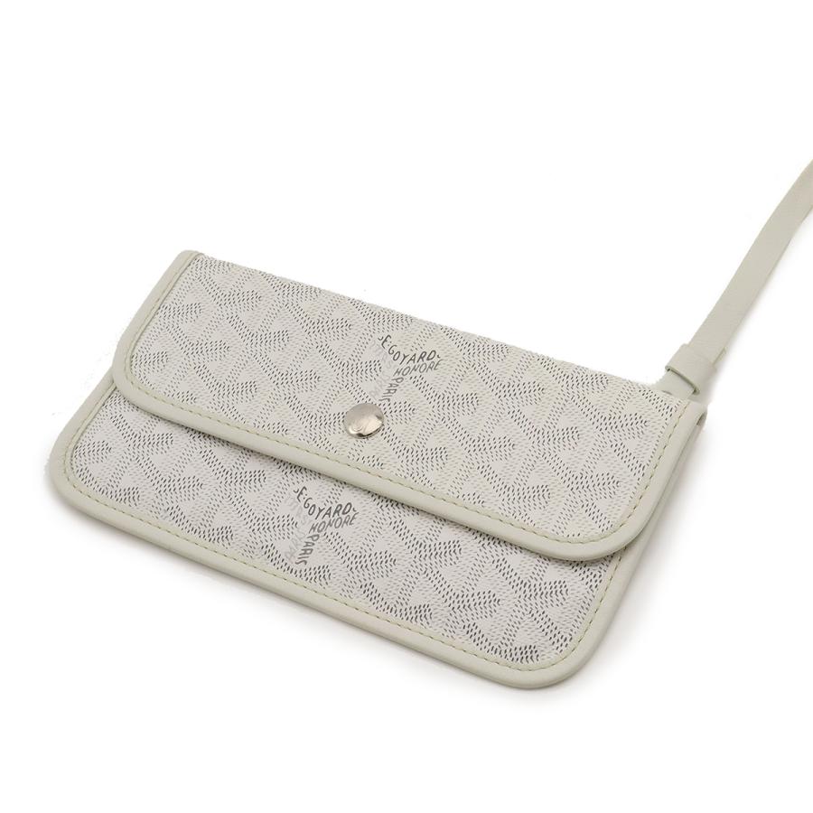 新品　ゴヤール サンルイPM 付属ポーチ　ホワイト ゴヤールサンルイ PMホワイト白ポーチトートバッグショルダーバッグ