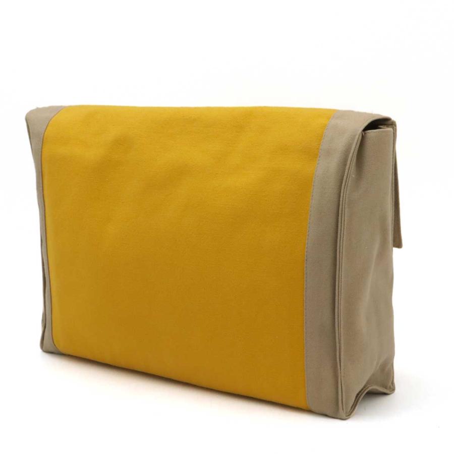 HERMES エルメス タピドセル クラッチバッグ セカンドバッグ インナーバッグ ポーチ キャンバス イエロー 黄色 ベージュ | HERMES | 01