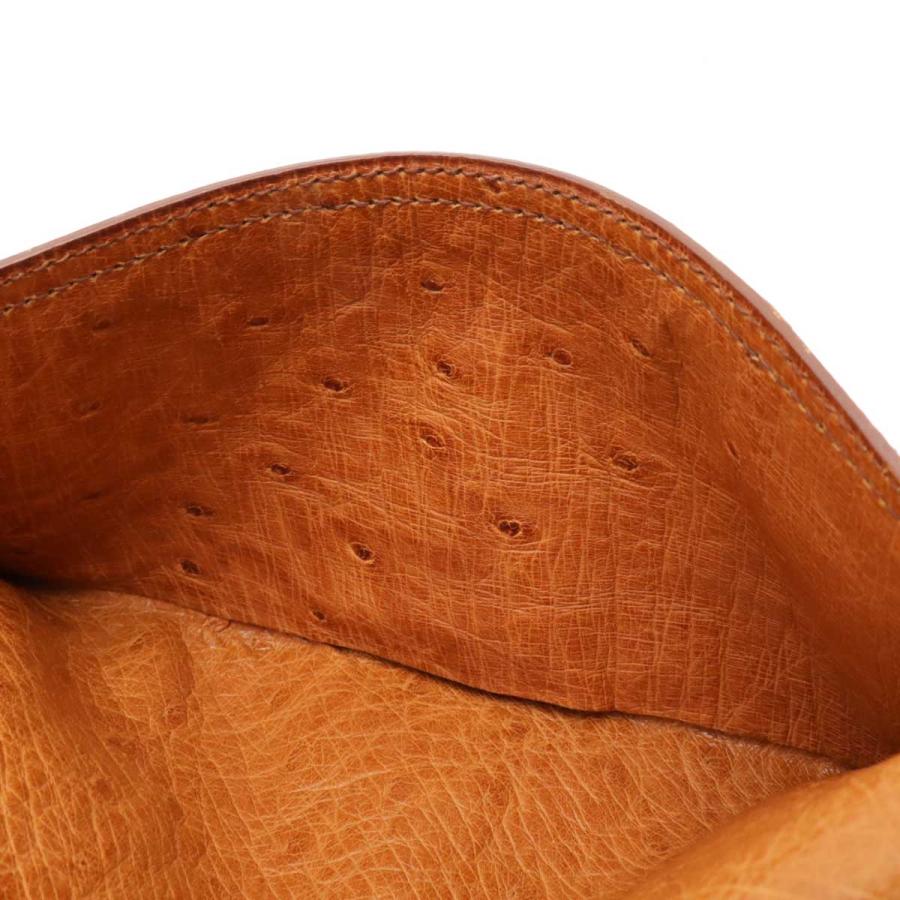 HERMES エルメス ベアン クラシック 2つ折長財布 二つ折り長財布 オーストリッチ レザー ライトブラウン ゴールド金具 □A刻印 | HERMES | 06