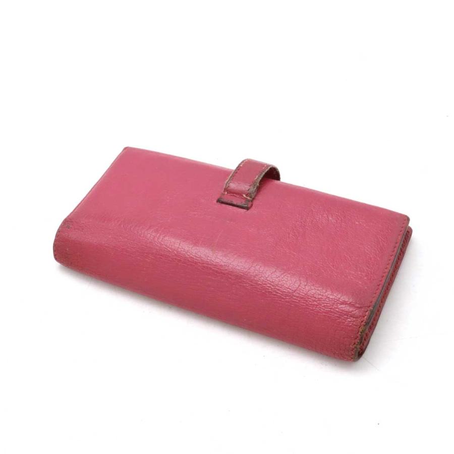 HERMES エルメス ベアン 2PLIS デュプリ 3つ折長財布 三つ折り長財布 レザー ピンク シルバー金具 | HERMES | 01