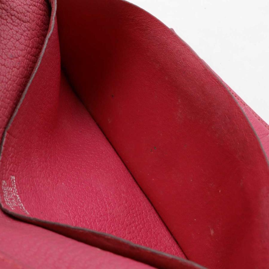 HERMES エルメス ベアン 2PLIS デュプリ 3つ折長財布 三つ折り長財布 レザー ピンク シルバー金具 | HERMES | 07