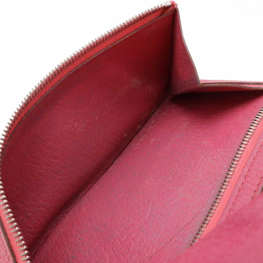 HERMES エルメス ベアン 2PLIS デュプリ 3つ折長財布 三つ折り長財布 レザー ピンク シルバー金具 | HERMES | 08