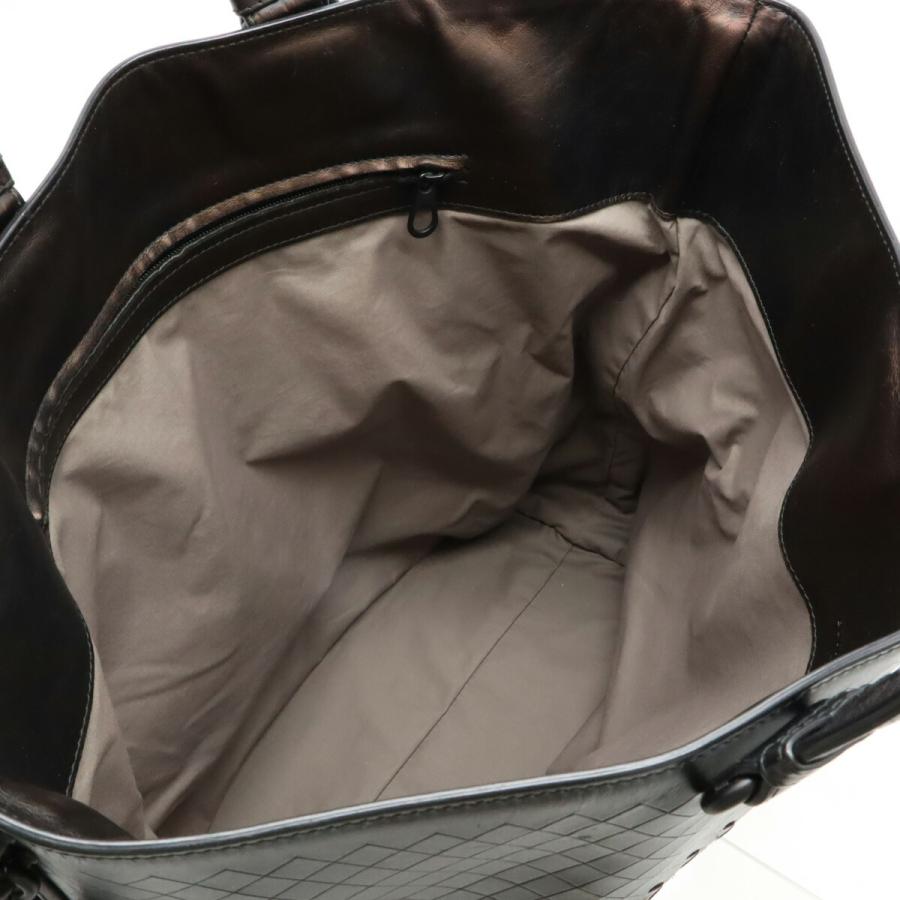 BOTTEGA VENETA ボッテガ ヴェネタ ボッテガベネタ イントレッチオ インペラトーレ トートバッグ 2WAYショルダー レザー ブラック | BOTTEGA VENETA | 05