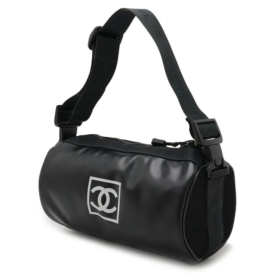 CHANEL シャネル スポーツライン ココマーク ワンショルダー ショルダーバッグ 肩掛け ラバー ナイロン ブラック 黒 ホワイト 白 A28561 | CHANEL | 01