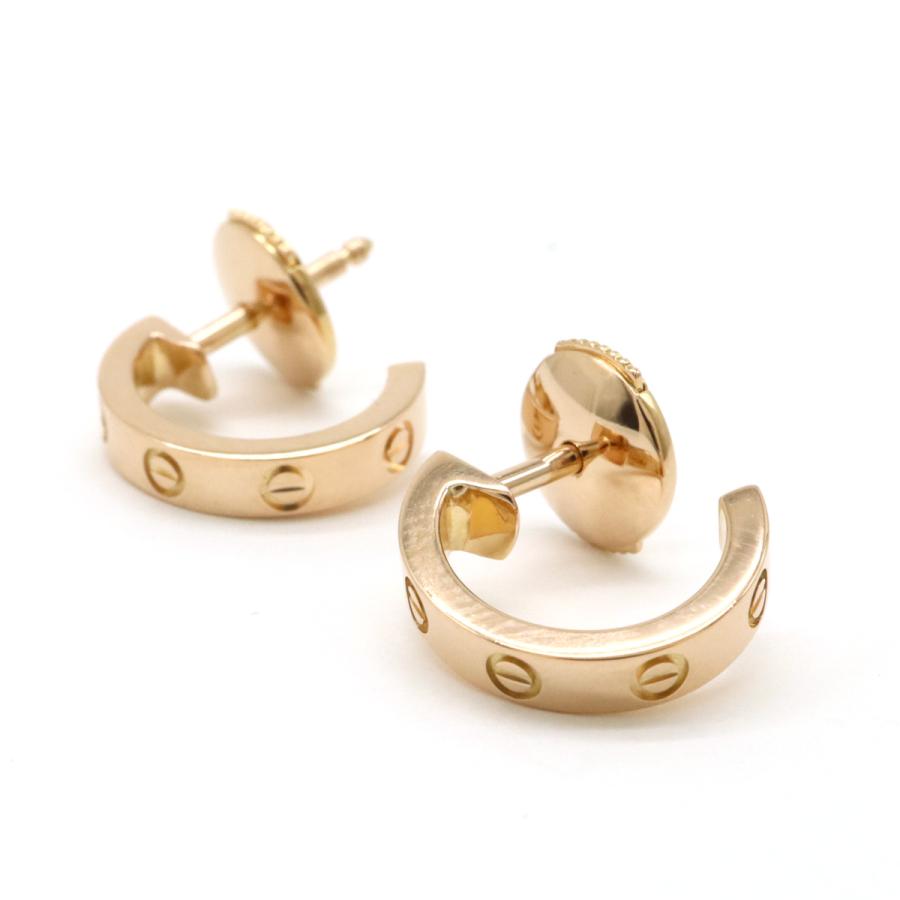 Cartier カルティエ LΘVE LOVE ミニラブ イヤリング フープピアス K18PG 750PG ピンクゴールド B8028800 | Cartier | 01