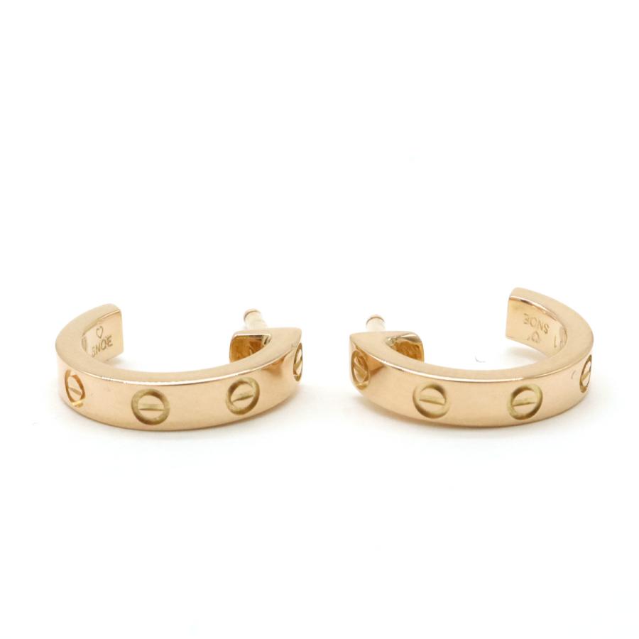 Cartier カルティエ LΘVE LOVE ミニラブ イヤリング フープピアス K18PG 750PG ピンクゴールド B8028800 | Cartier | 03