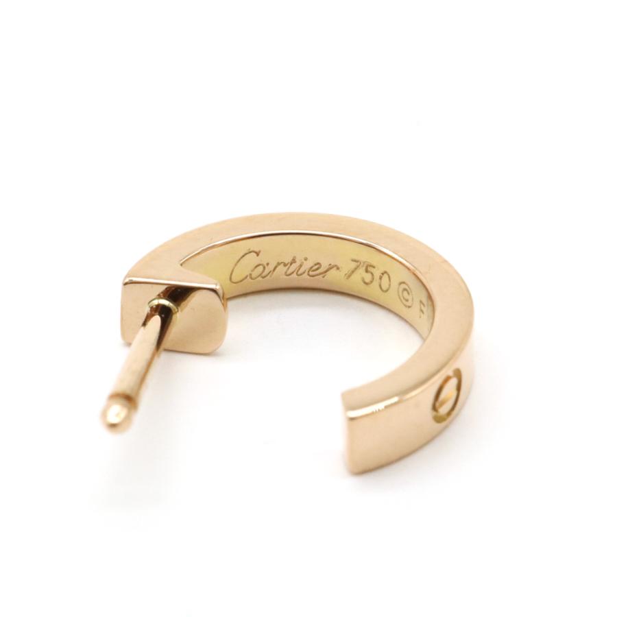 Cartier カルティエ LΘVE LOVE ミニラブ イヤリング フープピアス K18PG 750PG ピンクゴールド B8028800 | Cartier | 04