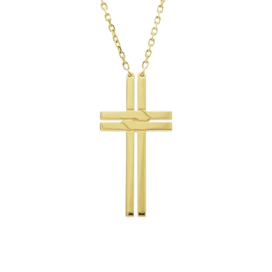 Cartier カルティエ クロスモチーフ ネックレス ペンダント K18YG イエローゴールド | Cartier