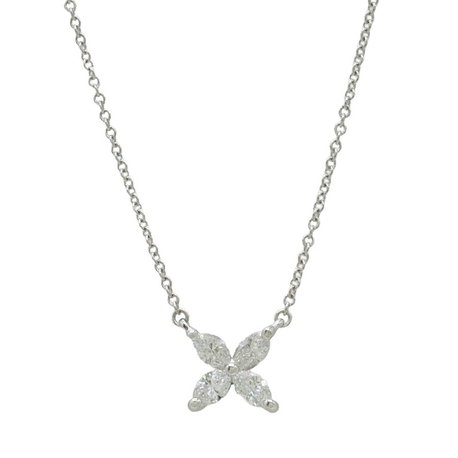 TIFFANY&Co. ティファニー ビクトリア ペンダント ネックレス スモール Pt950 プラチナ ダイヤモンド D0.32ct | TIFFANY&Co.