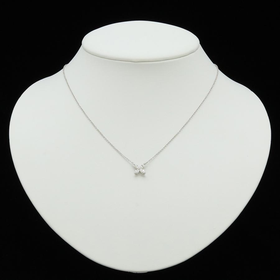 TIFFANY&Co. ティファニー ビクトリア ペンダント ネックレス スモール Pt950 プラチナ ダイヤモンド D0.32ct | TIFFANY&Co. | 05