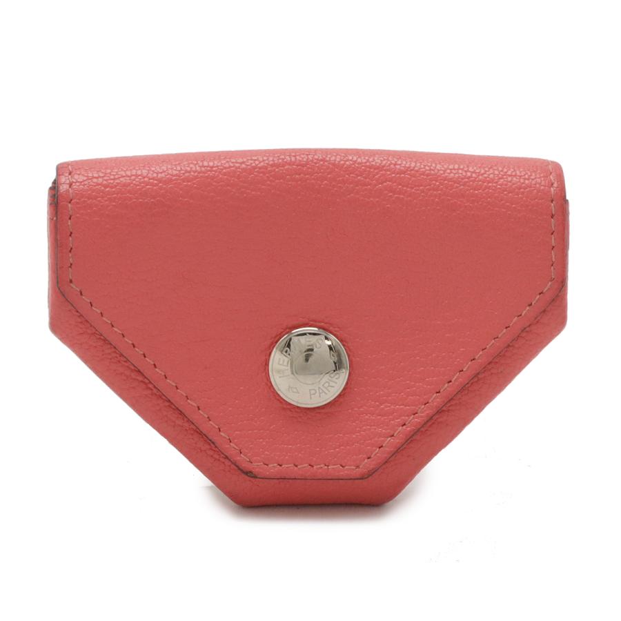 HERMES エルメス ル ヴァンキャトル ルヴァンキャトル コインケース 小銭入れ シェブルミゾル レザー ローズリップスティック | HERMES