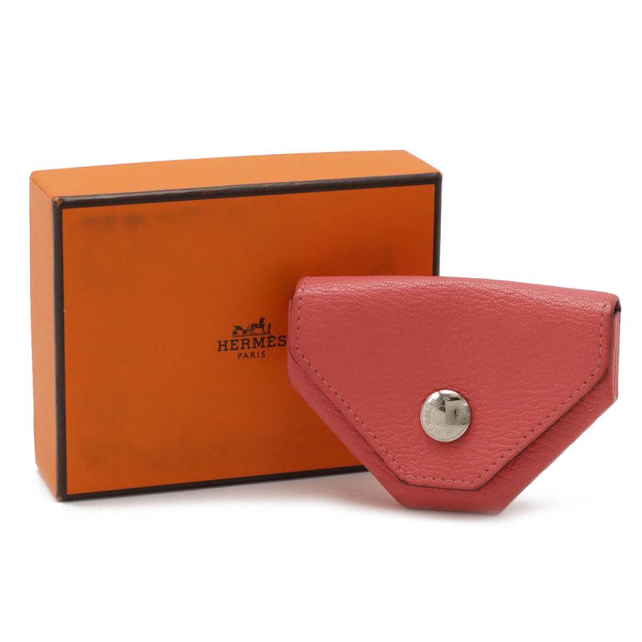 HERMES エルメス ル ヴァンキャトル ルヴァンキャトル コインケース 小銭入れ シェブルミゾル レザー ローズリップスティック | HERMES | 05