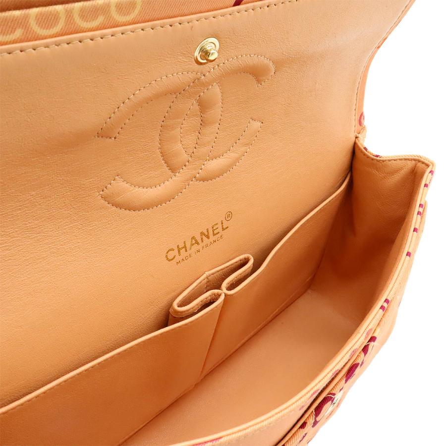 CHANEL（シャネル） COCOプリント マトラッセ25 ココマーク Wチェーン