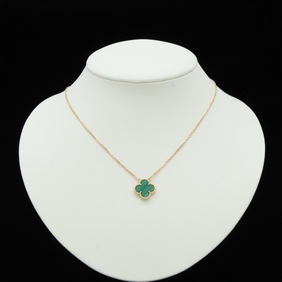 Van Cleef & Arpels ヴァン クリーフ & アーペル ヴィンテージアルハンブラ ネックレス ペンダント K18YG マラカイト VCARO9VA00 | Van Cleef ＆ Arpels | 05