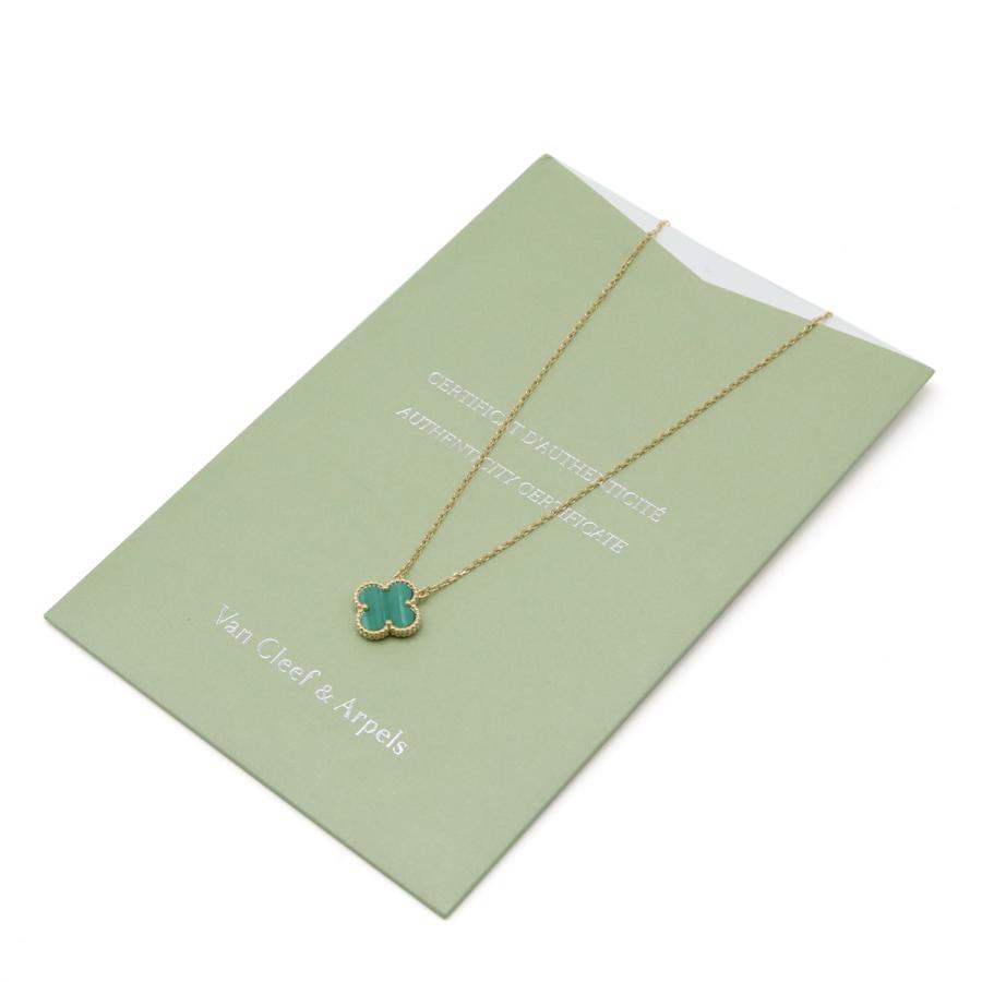 Van Cleef & Arpels ヴァン クリーフ & アーペル ヴィンテージアルハンブラ ネックレス ペンダント K18YG マラカイト VCARO9VA00 | Van Cleef ＆ Arpels | 06