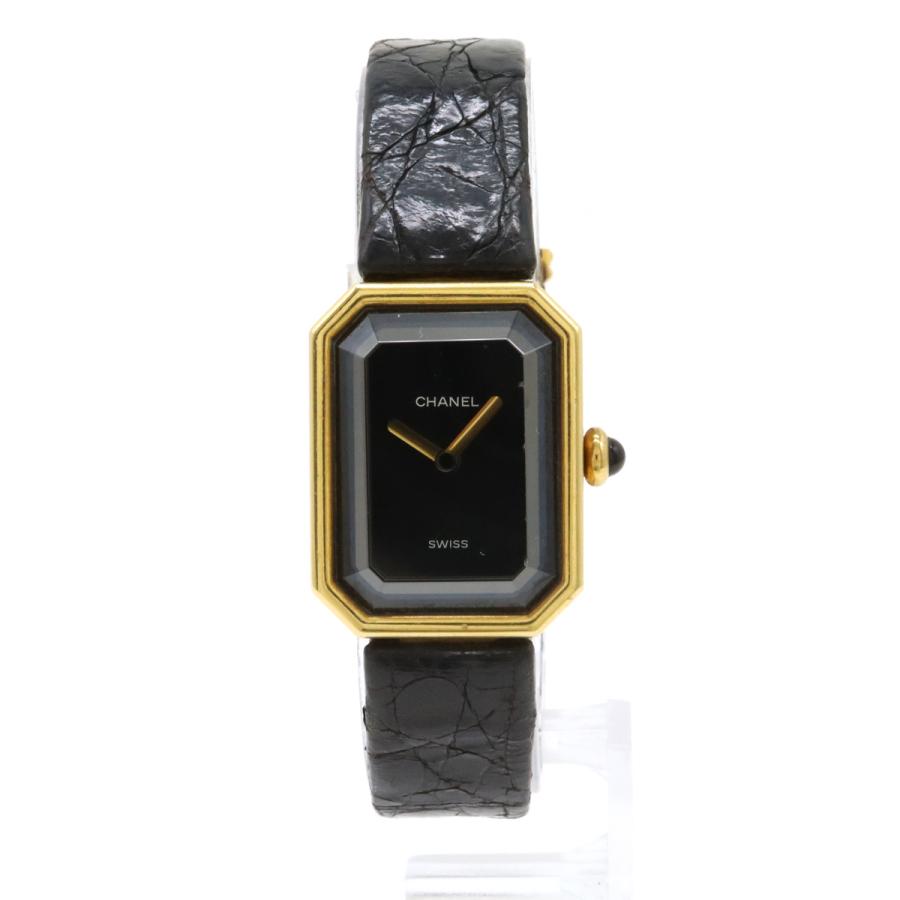 CHANEL シャネル プルミエール K18YG 750 イエローゴールド 革ベルト レディース 腕時計 ゴールド H0090 | CHANEL