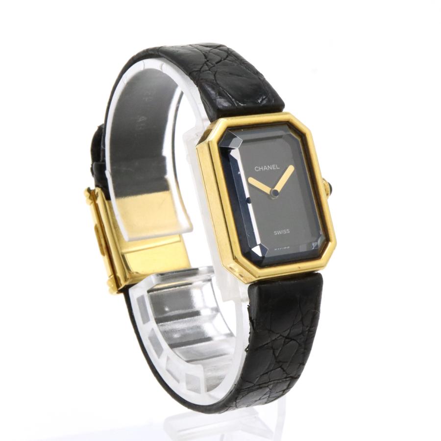 CHANEL シャネル プルミエール K18YG 750 イエローゴールド 革ベルト レディース 腕時計 ゴールド H0090 | CHANEL | 02