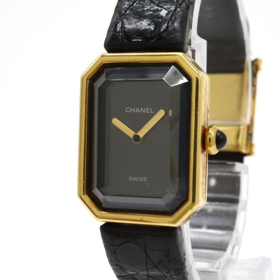 CHANEL シャネル プルミエール K18YG 750 イエローゴールド 革ベルト レディース 腕時計 ゴールド H0090 | CHANEL | 03