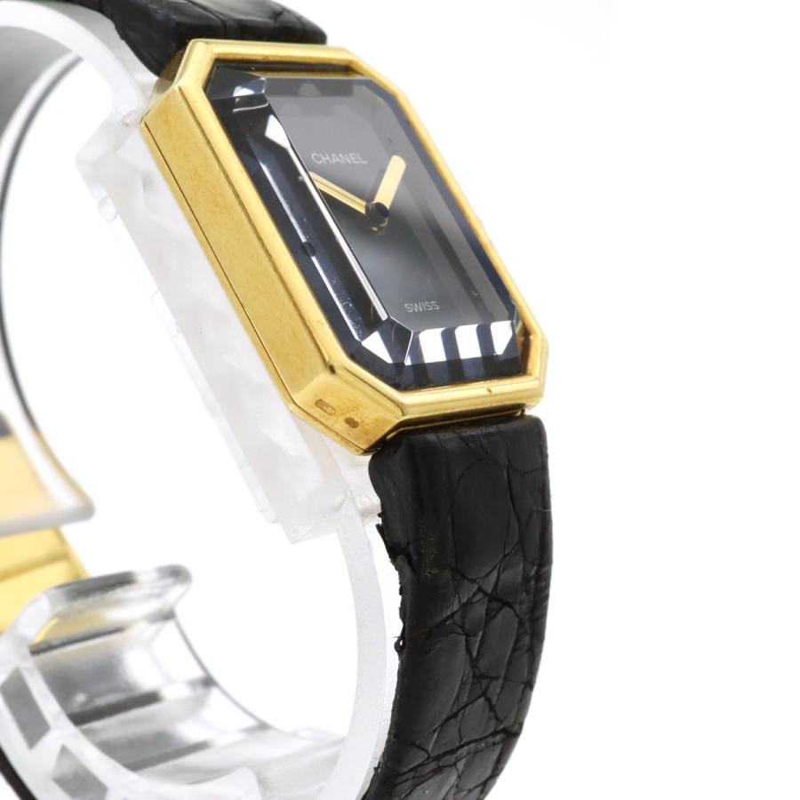 CHANEL シャネル プルミエール K18YG 750 イエローゴールド 革ベルト レディース 腕時計 ゴールド H0090 | CHANEL | 04
