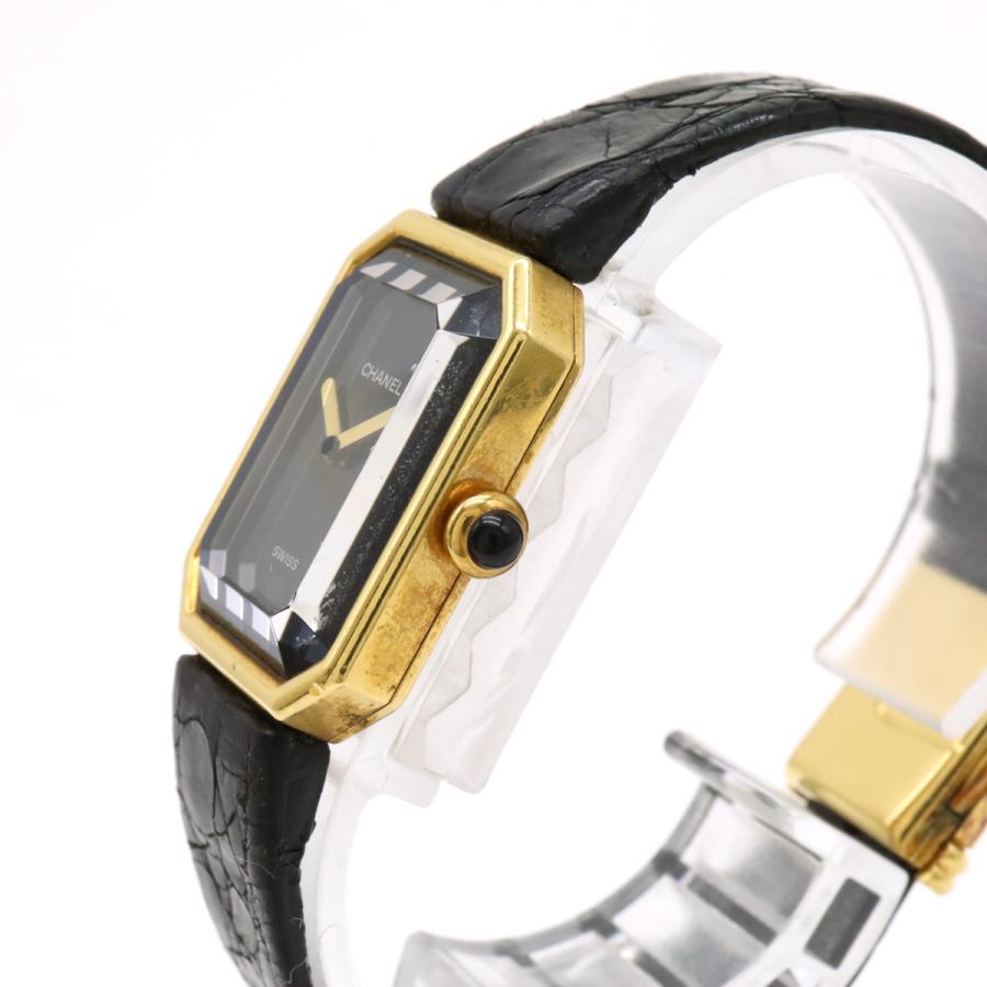 CHANEL シャネル プルミエール K18YG 750 イエローゴールド 革ベルト レディース 腕時計 ゴールド H0090 | CHANEL | 05