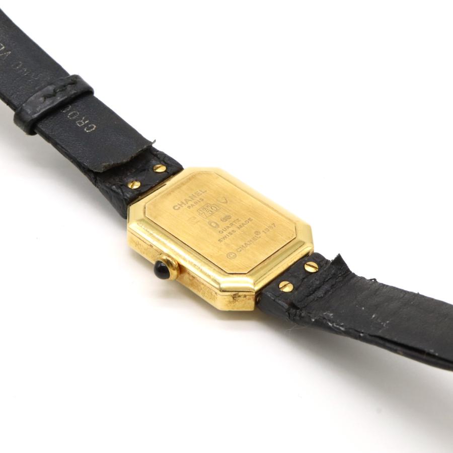 CHANEL シャネル プルミエール K18YG 750 イエローゴールド 革ベルト レディース 腕時計 ゴールド H0090 | CHANEL | 06
