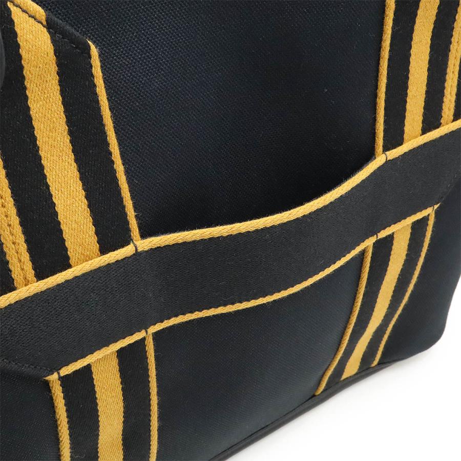 HERMES エルメス PURSANGLE ピュールサングル トートバッグ ラージトート ショルダーバッグ キャンバス レザー ブラック 黒 イエロー | HERMES | 05
