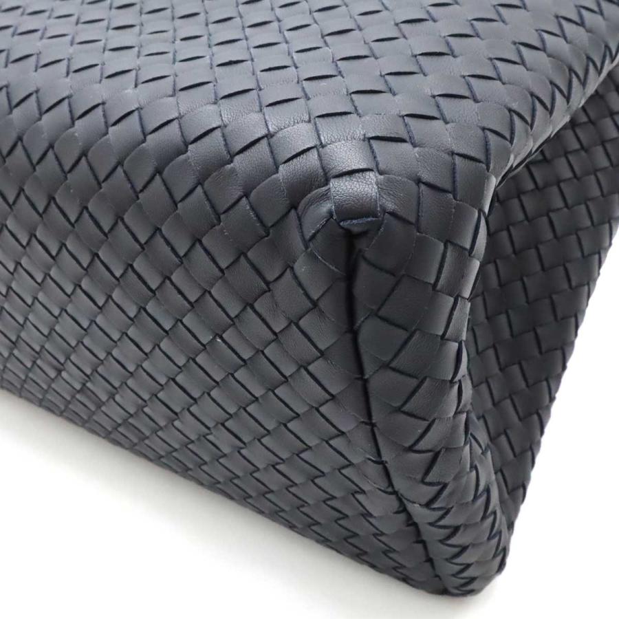 BOTTEGA VENETA ボッテガ ヴェネタ ボッテガベネタ イントレチャート ハンドバッグ トートバッグ レザー ダークネイビー 濃紺 223377 | BOTTEGA VENETA | 02