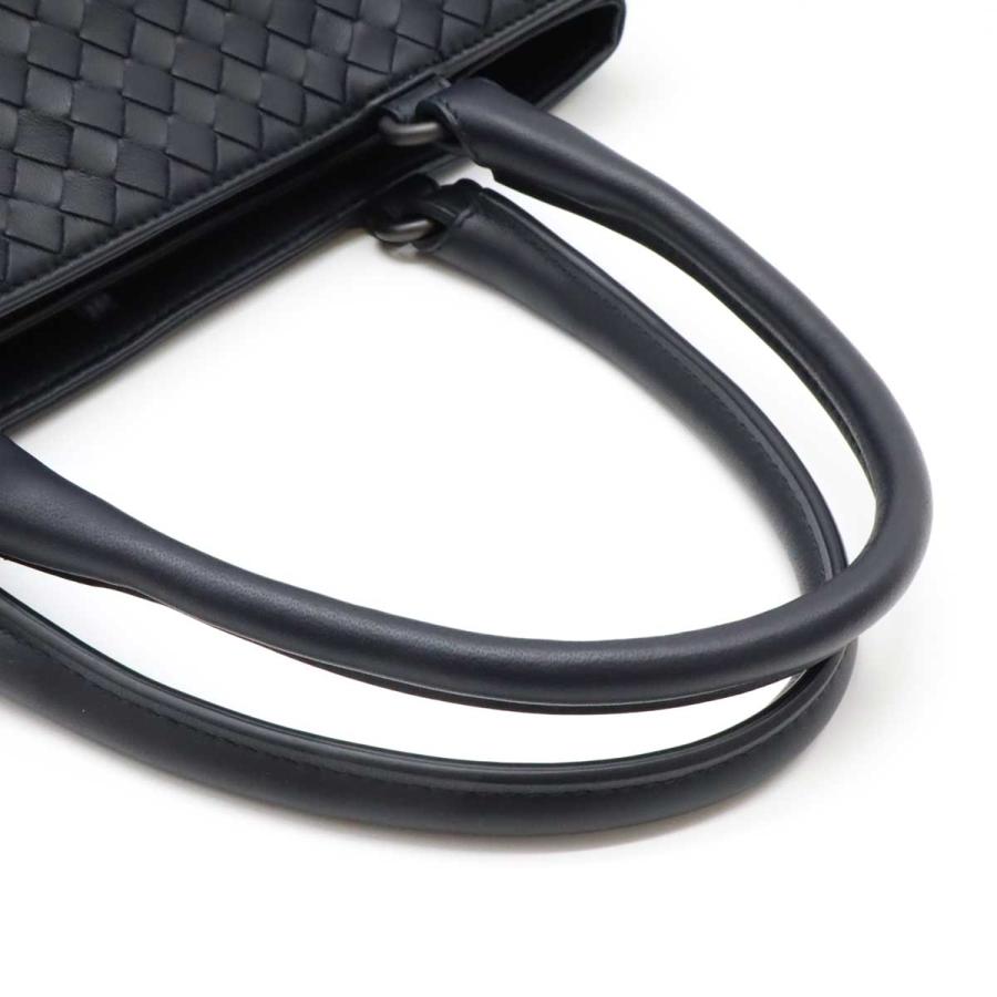BOTTEGA VENETA ボッテガ ヴェネタ ボッテガベネタ イントレチャート ハンドバッグ トートバッグ レザー ダークネイビー 濃紺 223377 | BOTTEGA VENETA | 03