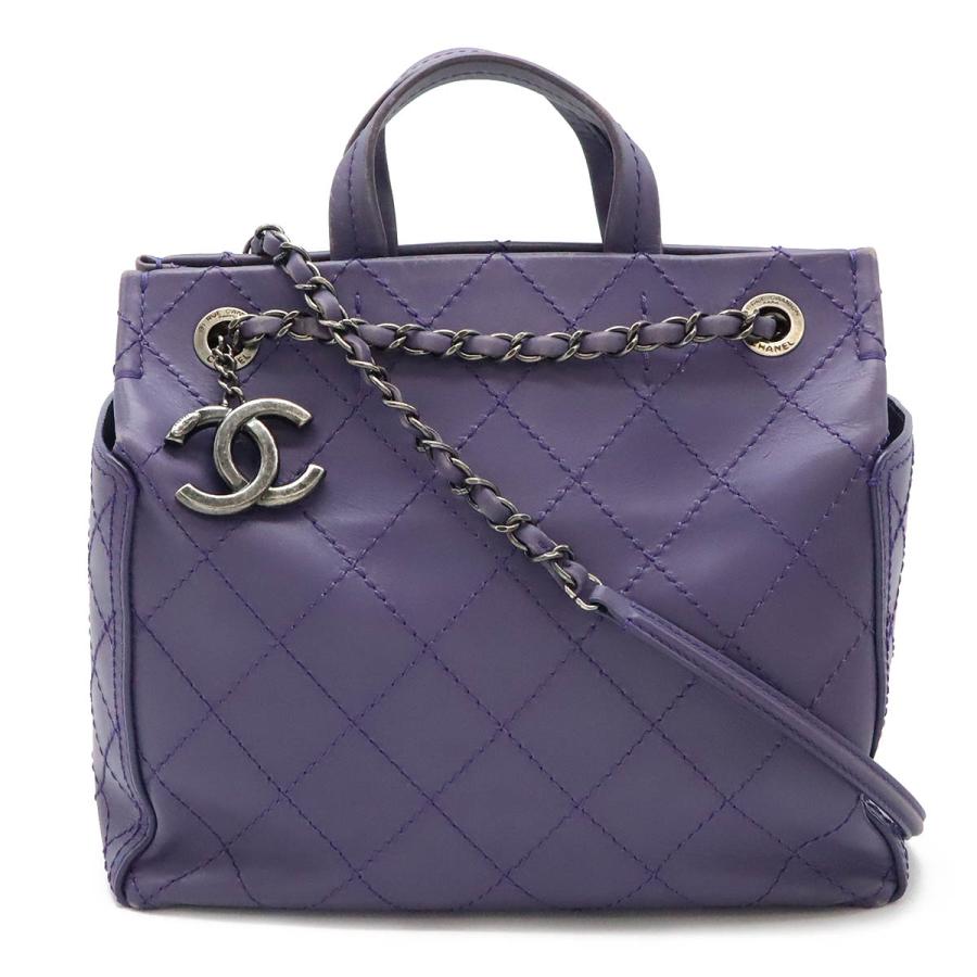 CHANEL シャネル ワイルドステッチ ココマーク トートバッグ 
