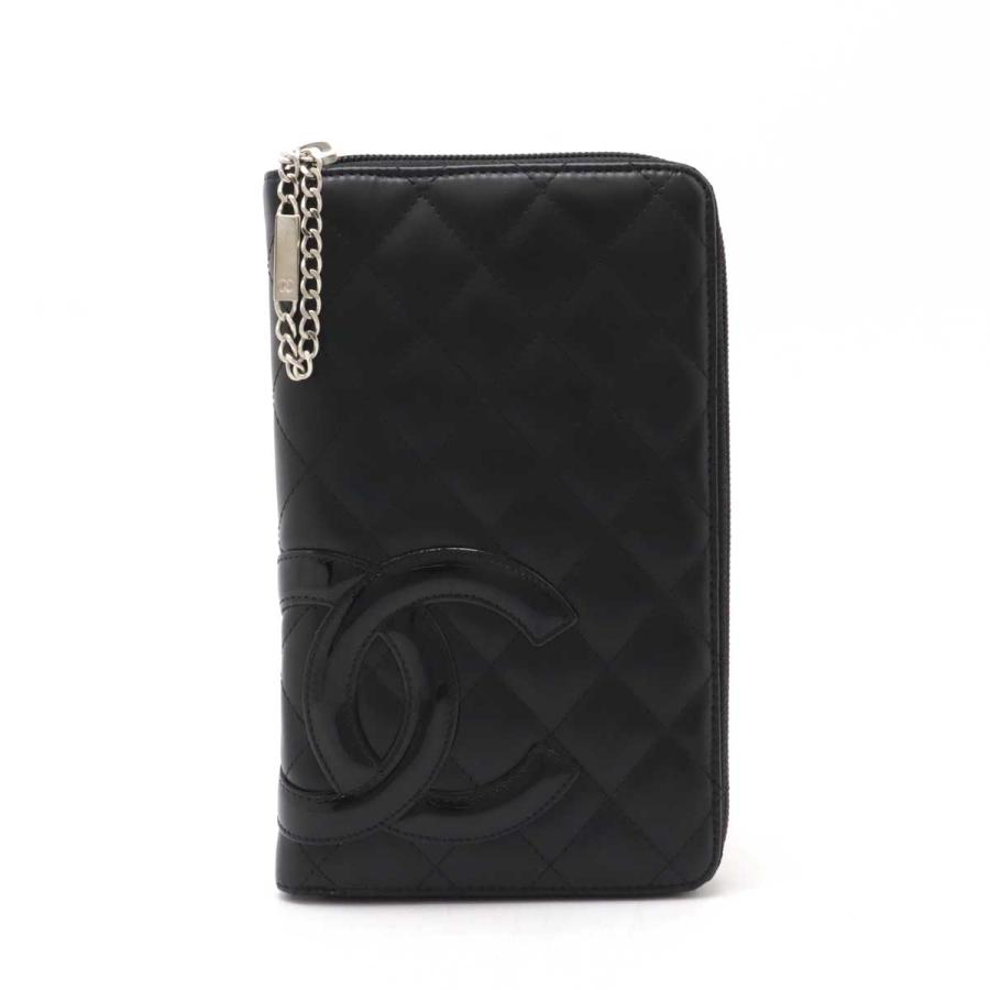 【美品】CHANEL シャネル カンボンライン オーガナイザー ココマーク 財布 CHANEL（シャネル） カンボンライン ココマーク ラウンドファスナー 長