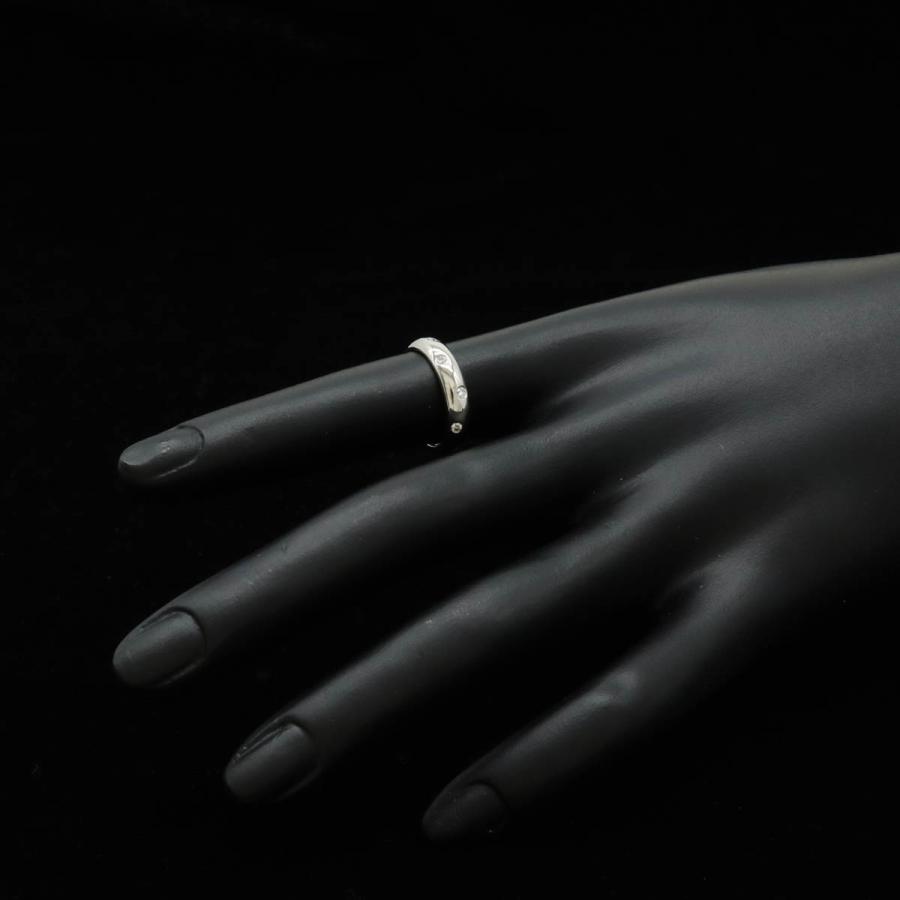 TIFFANY&Co. ティファニー ダイヤモンド ドッツ リング 指輪 Pt950 プラチナ ダイヤモンド 実寸約8号 | TIFFANY&Co. | 05