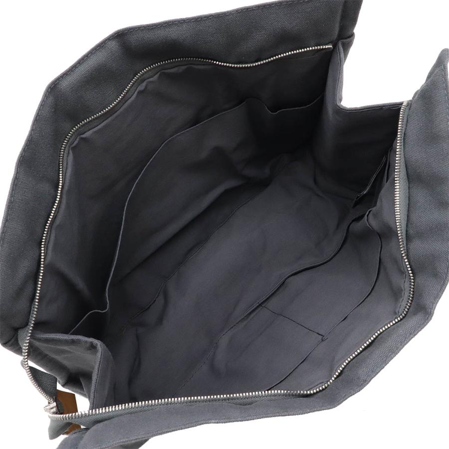 HERMES エルメス フールトゥ クラッチバッグ セカンドバッグ ポーチ キャンバス レザー グレー ブラック 黒 | HERMES | 04