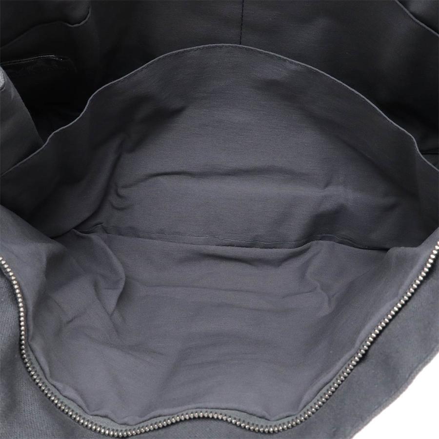 HERMES エルメス フールトゥ クラッチバッグ セカンドバッグ ポーチ キャンバス レザー グレー ブラック 黒 | HERMES | 06