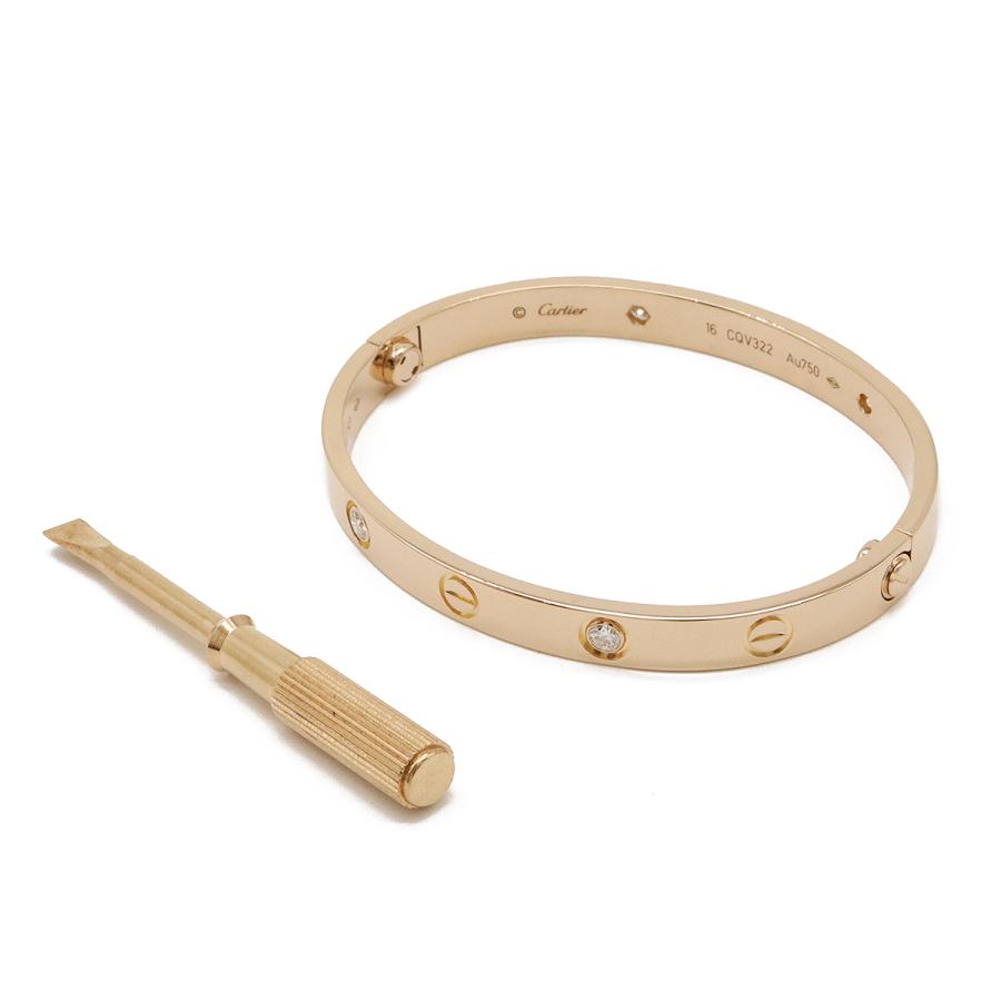 Cartier カルティエ LOVE ラブブレス ブレスレット バングル ハーフ  
