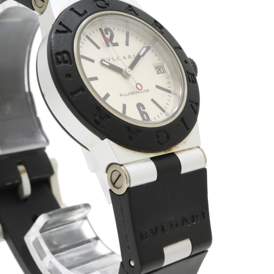 BVLGARI（ブルガリ） アルミニウム 32mm デイト シルバー文字盤 ユニ