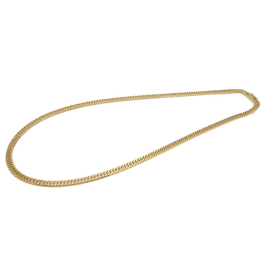 KIHEI 喜平 キヘイ ネックレス K18 18金 ゴールド 60.8ｇ 60.5cm YG 6面W ダブル 日本造幣局検定マーク入り 60ｇ 前後 |  | 01
