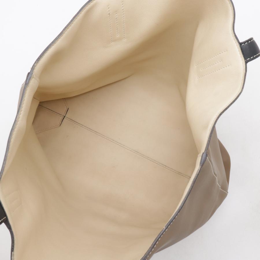 HERMES エルメス ドゥブルセンス36 ドゥブルサンス トートバッグ ショルダーバッグ リバーシブル スイフト レザー エトゥープ ブラック D刻印 | HERMES | 04