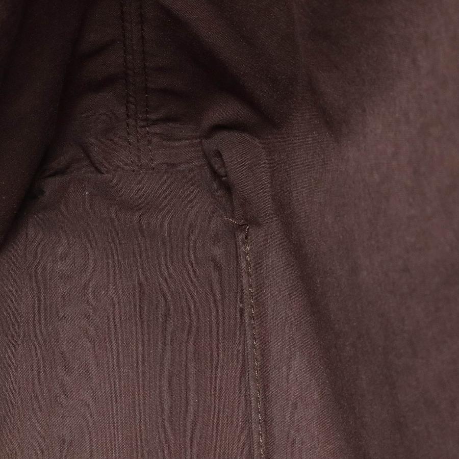 HERMES エルメス アカプルコ カバスMM トートバッグ ラージトート ハンドバッグ トワルシェブロン キャンバス レザー ブラウン 茶 | HERMES | 07