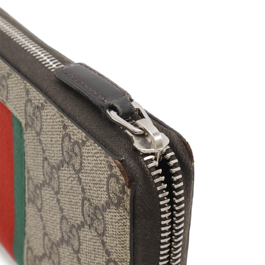 GUCCI グッチ ニューウェブ GGスプリーム ジップアラウンド GUCCI グッチ ニューウェブ GGスプリーム ジップアラウンド